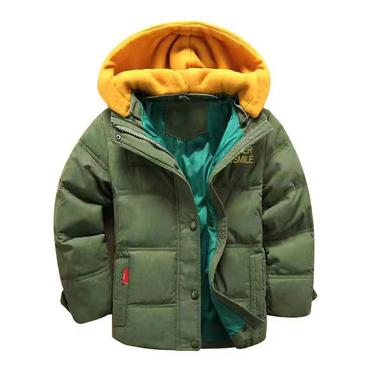 Neonati Bambini Bambino Ragazzi Inverno Caldo Manica Lunga Giacca Capispalla Cappotti Cappotti Staccabili Imbottiti