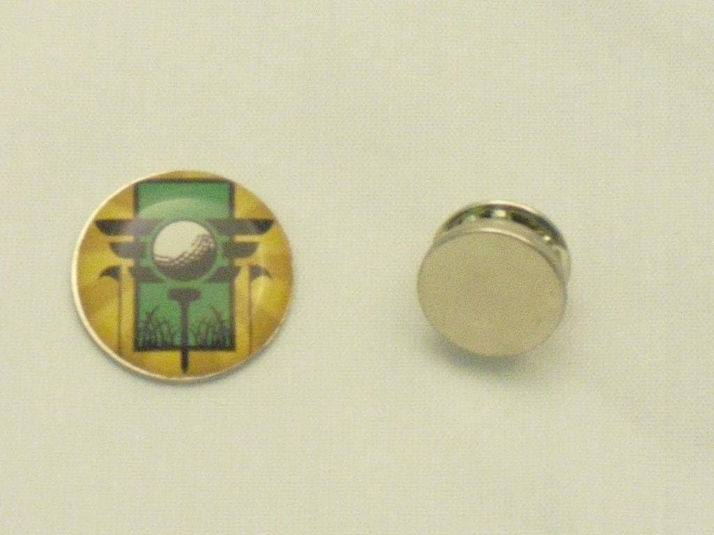 Zoogee Magnetic Lapel Pin & Domed Golf Ball Marker Ball Focus