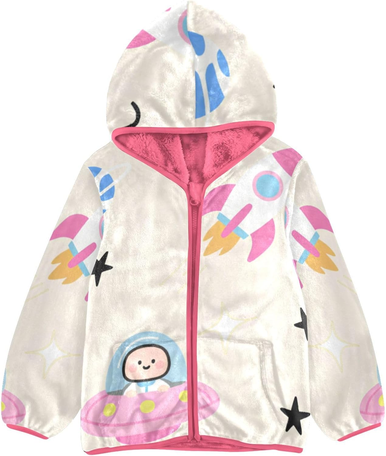GuoChe Spaceship Sherpa Jacket Baby Boy