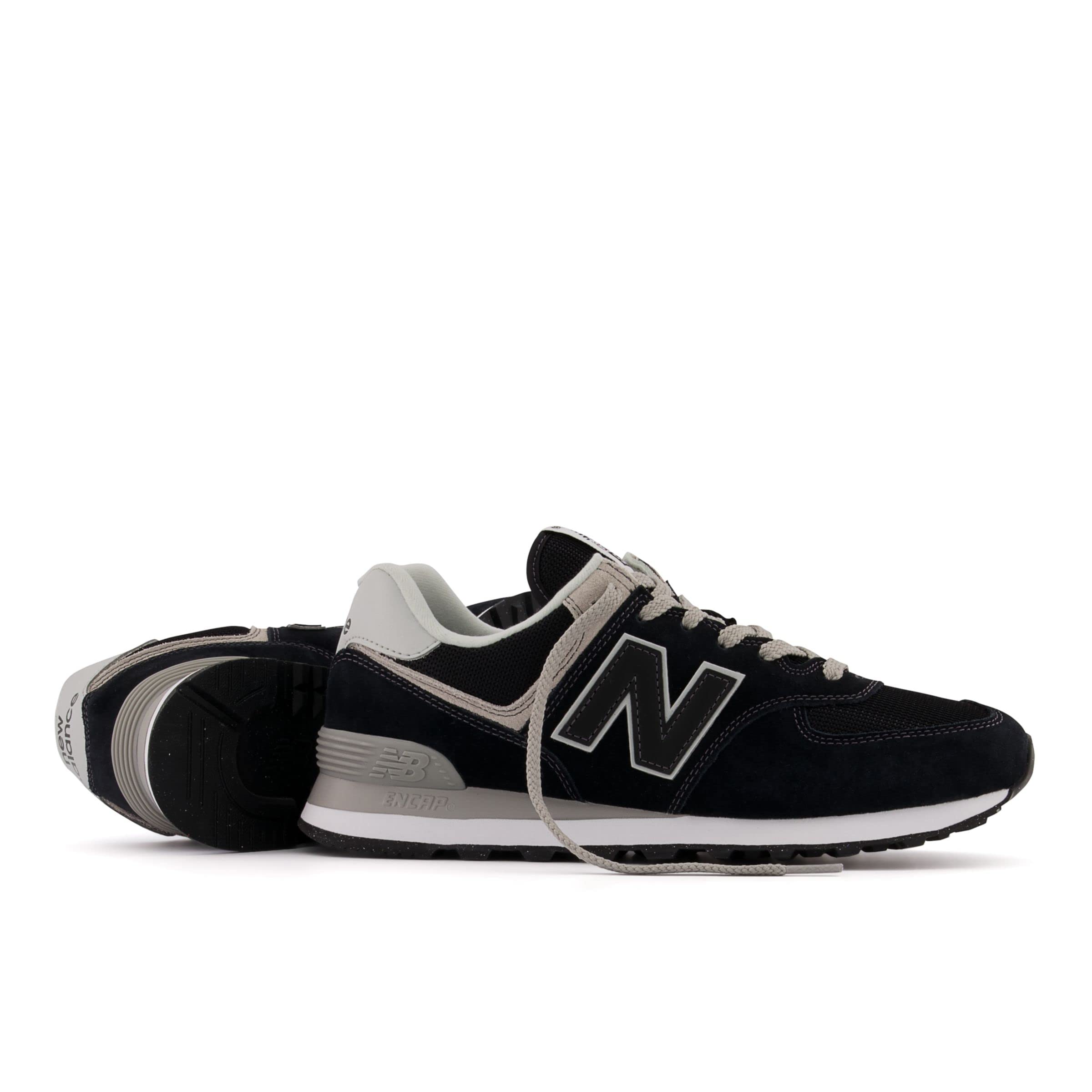 New Balance 574 Core Zapatillas para Hombre Black/White 49/XW