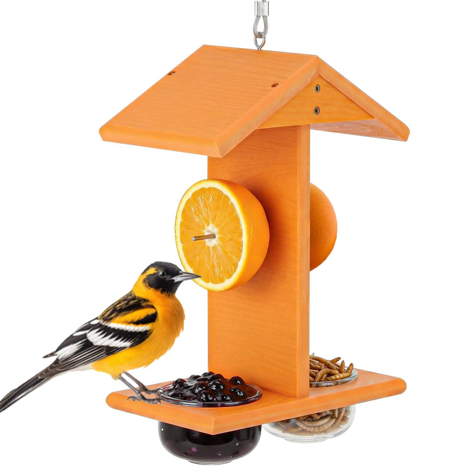 Gbekery All-in-One Oriole Feeder