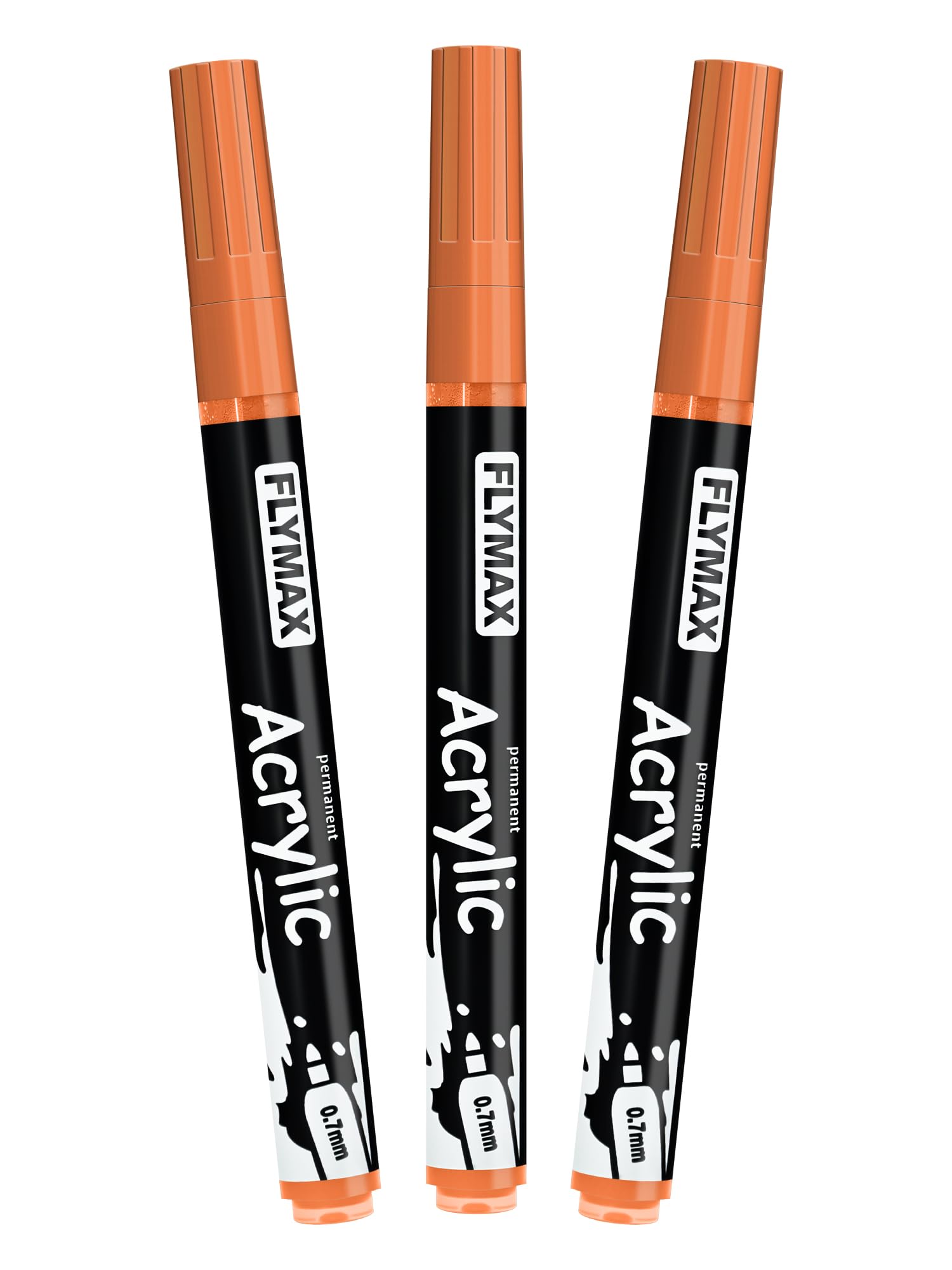Amazon.com: FLYMAX Orange Marker Paint Pens - Permanent Marker