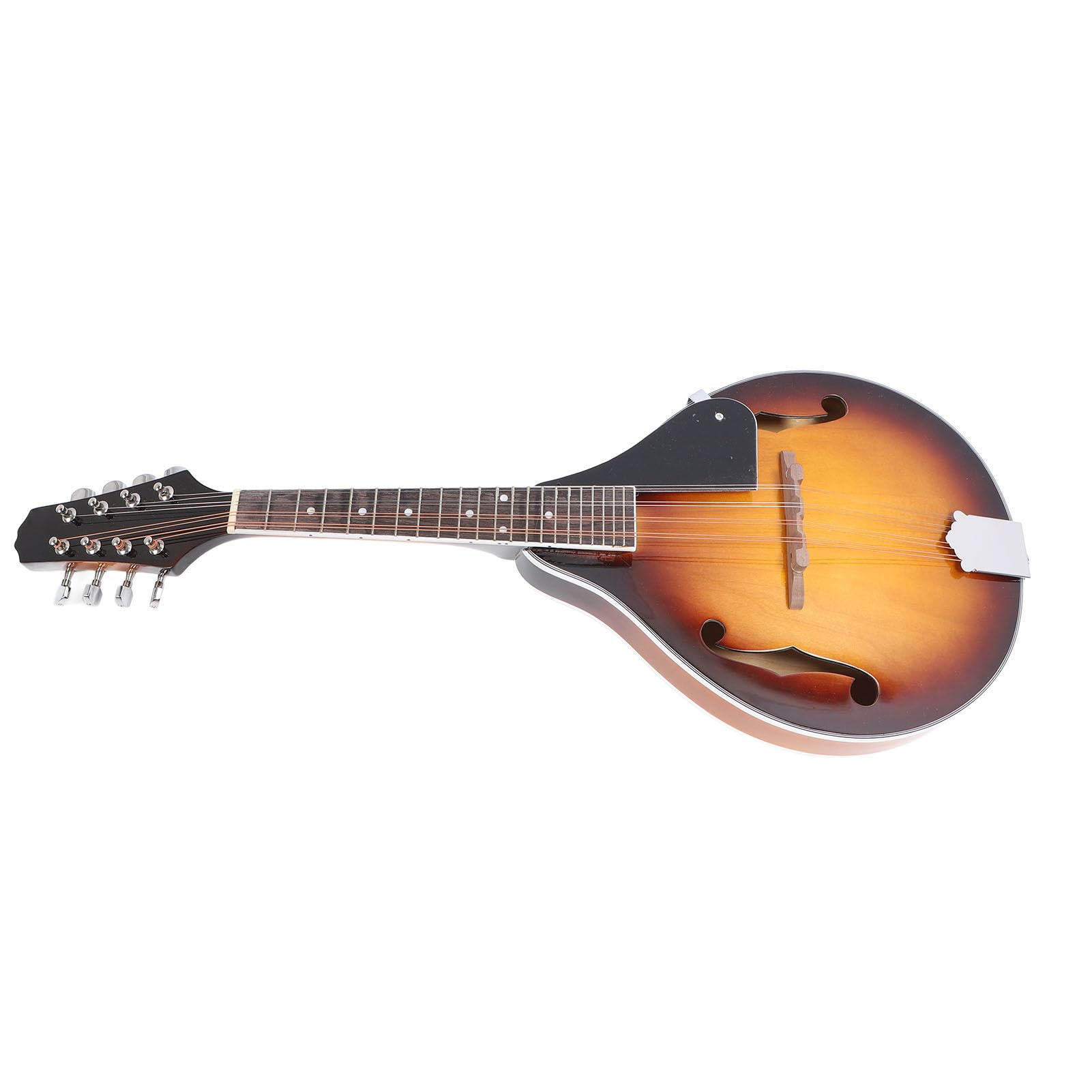 Mandolina en Forma de A, Mandolina Acústica de 8 Cuerdas con Bolsa de Cuerdas, Púas, Paño de Limpieza, para Diestros, Instrumento Musical