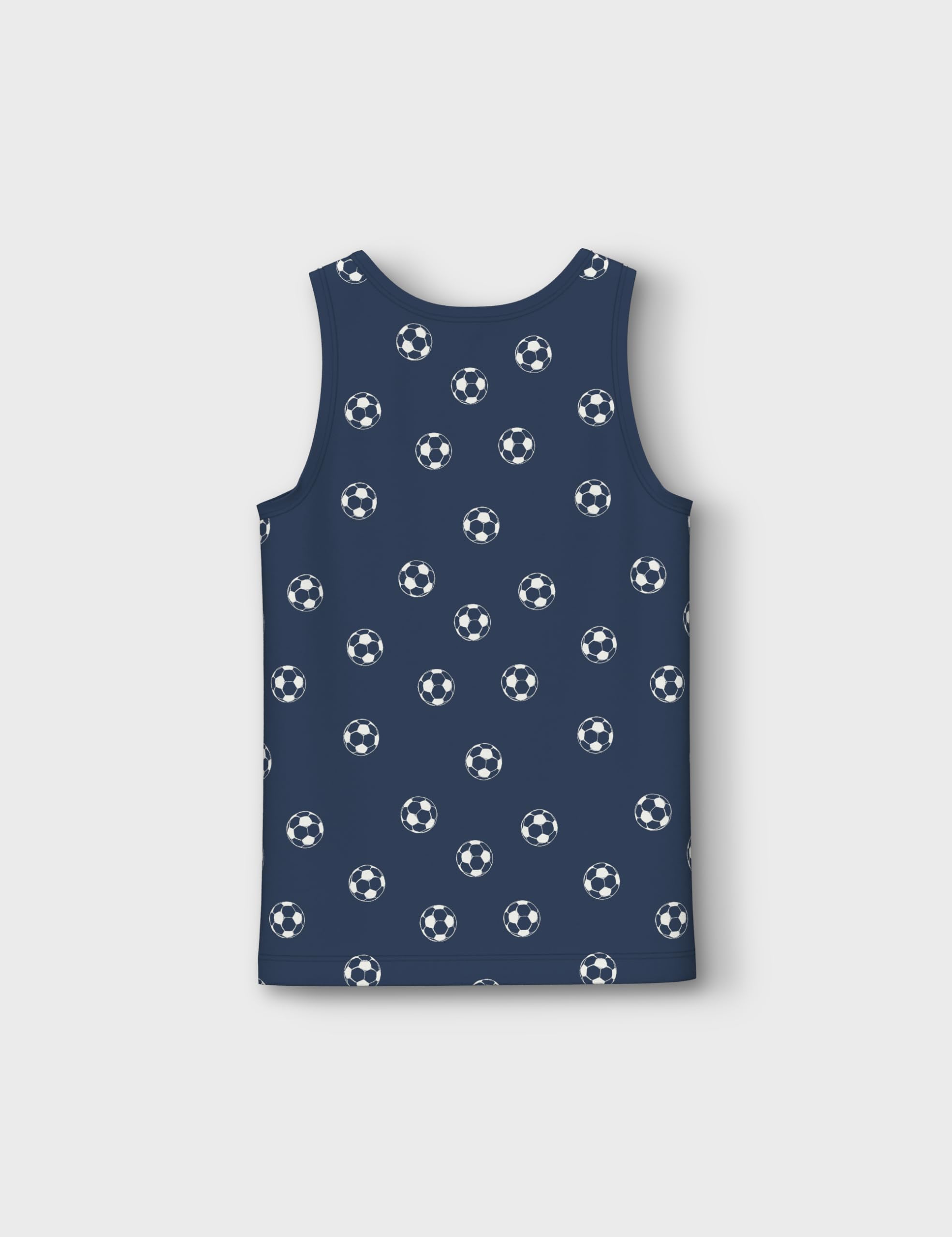 NAME IT Podkoszulek Chłopcy Nkmtank Top 2p Dark Denim Football Noos