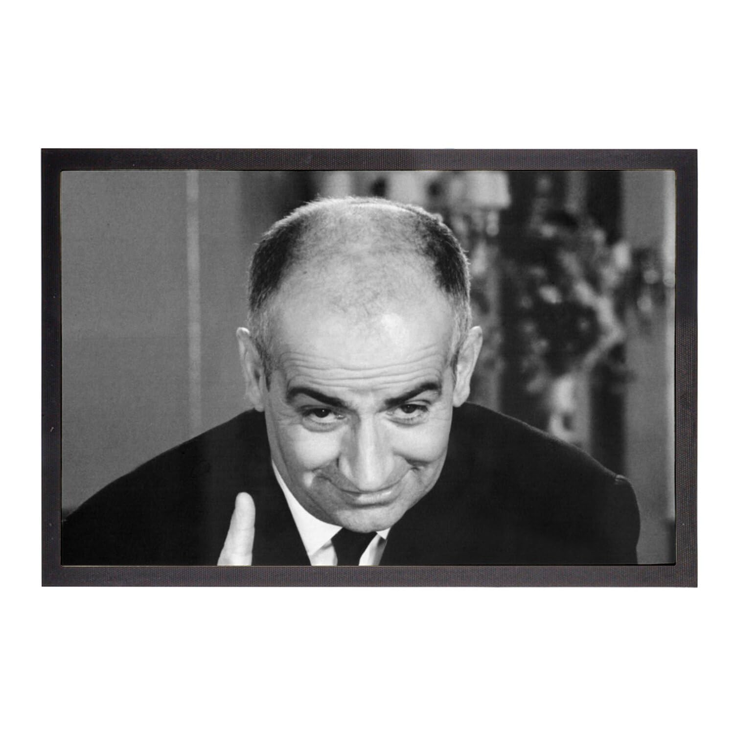 Paillasson Louis De Funes stop salete tapis humour 60x40cm
