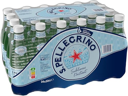 S. Pellegrino Natural Mineral Water with Gas 4 Packs of 6 x 50cl, 24 Bottles - 2