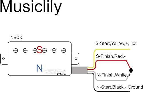 Miniatura 3 de Wilkinson Vintage Tone Alnico 5 Humbucker - Pastilla de cuello para guitarra eléctrica estilo Les Paul, cromo