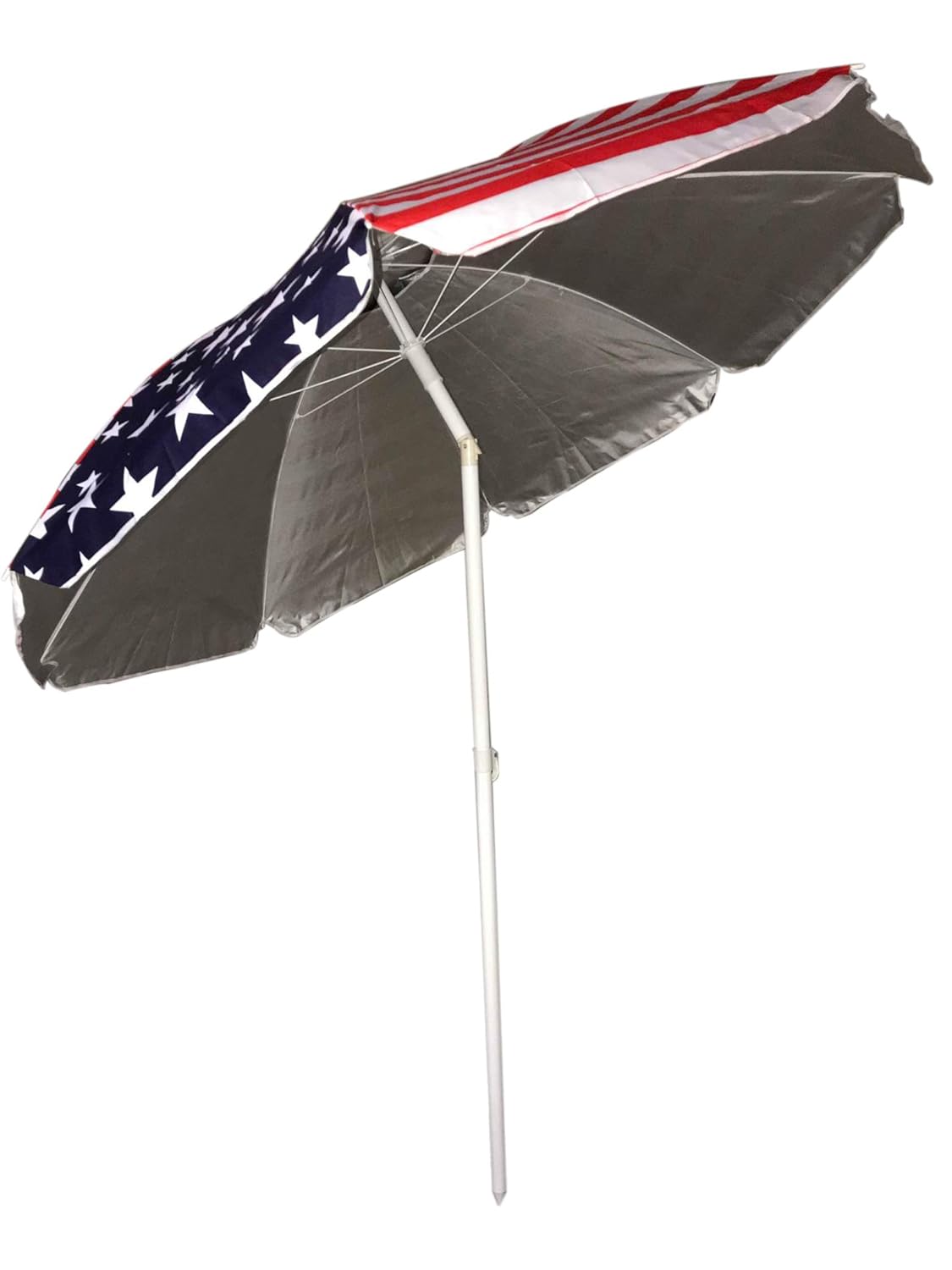 MOSKILA 6.5 feet Outdoor Patio Beach Umbrella with Tilt Air Vent Matching Carry Bag 100 UV Factor