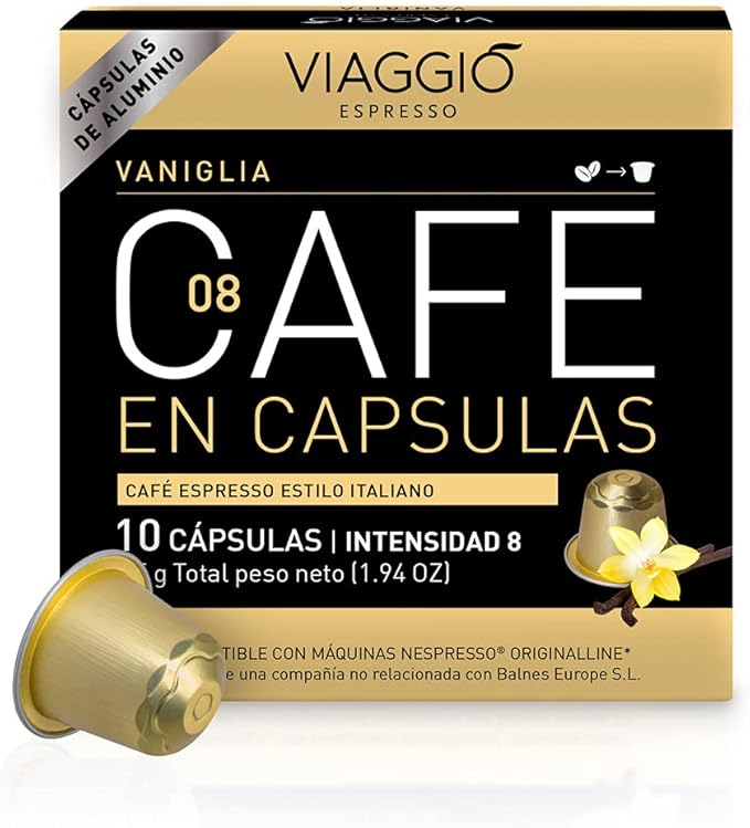 Viaggio Espresso Cápsulas de café compatibles con máquinas Nespresso  Selección con sabor (120 Cápsulas) : Amazon.es: Alimentación y bebidas