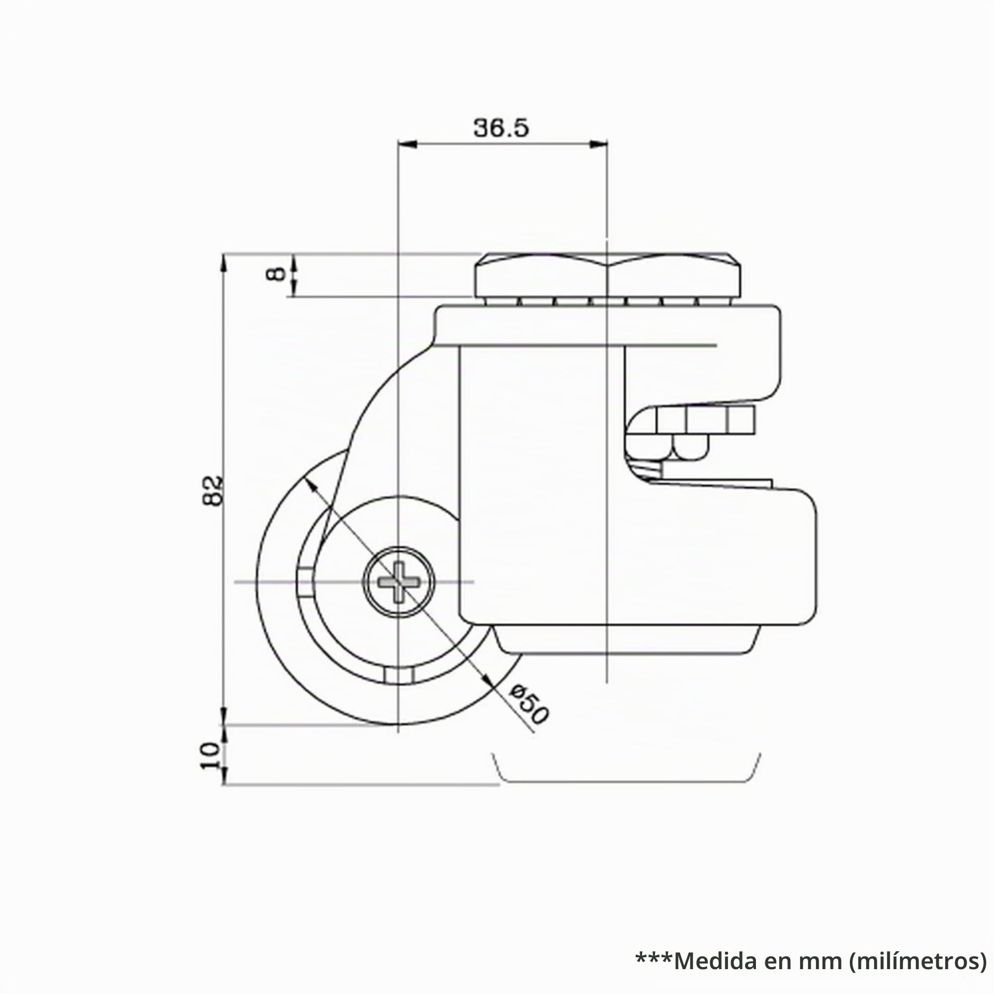 OPLITE R8 Supreme Castor Wheel - Juego de 4 ruedas para simulador de carreras R8 FURY