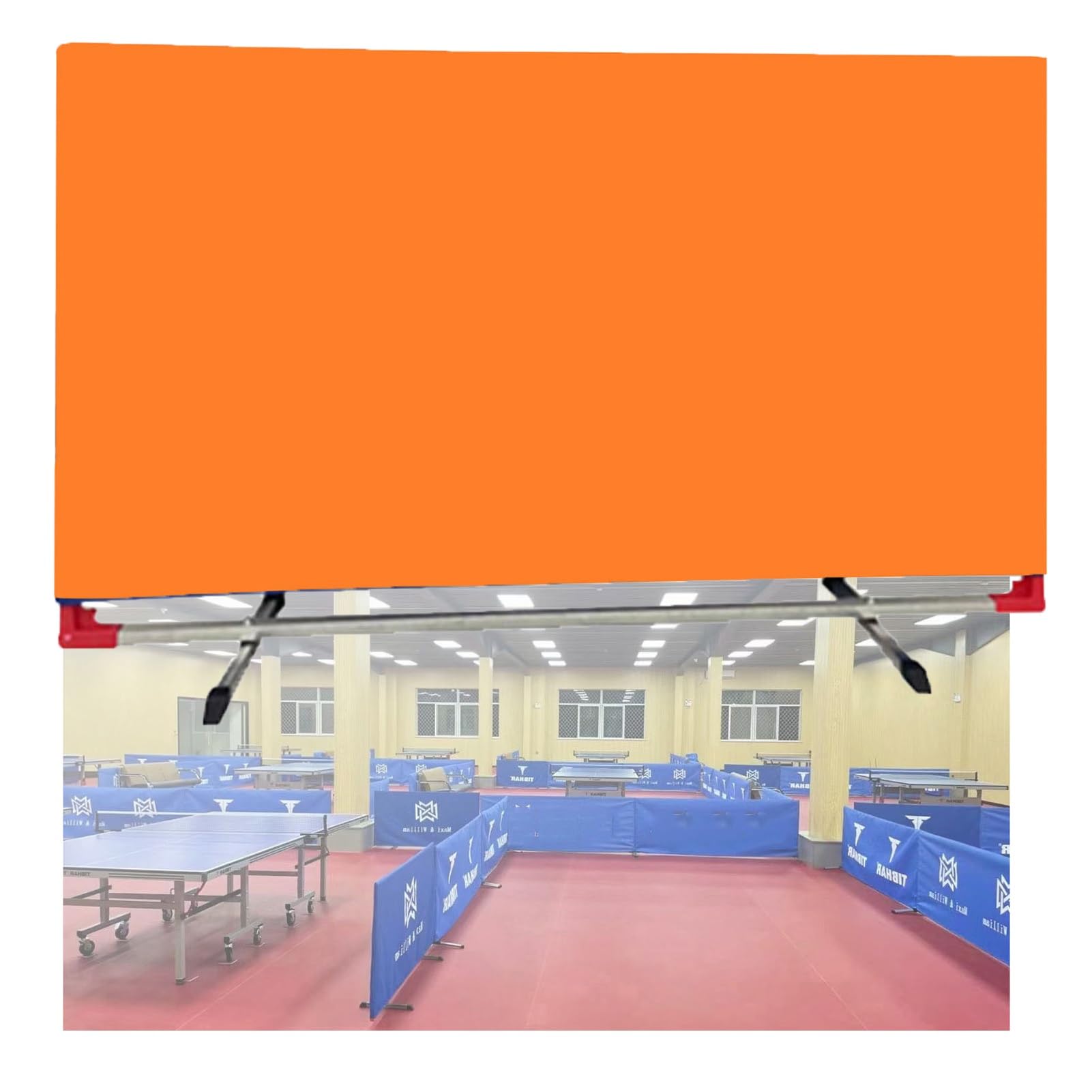 Cloison de sport pour zones bloquées et enclos de tennis de table portable antichoc
