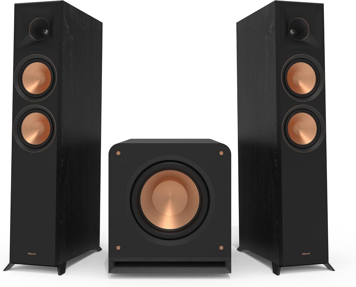 Klipsch 2.1 Ebony System - Model RP-6000F II, RP-1200SW