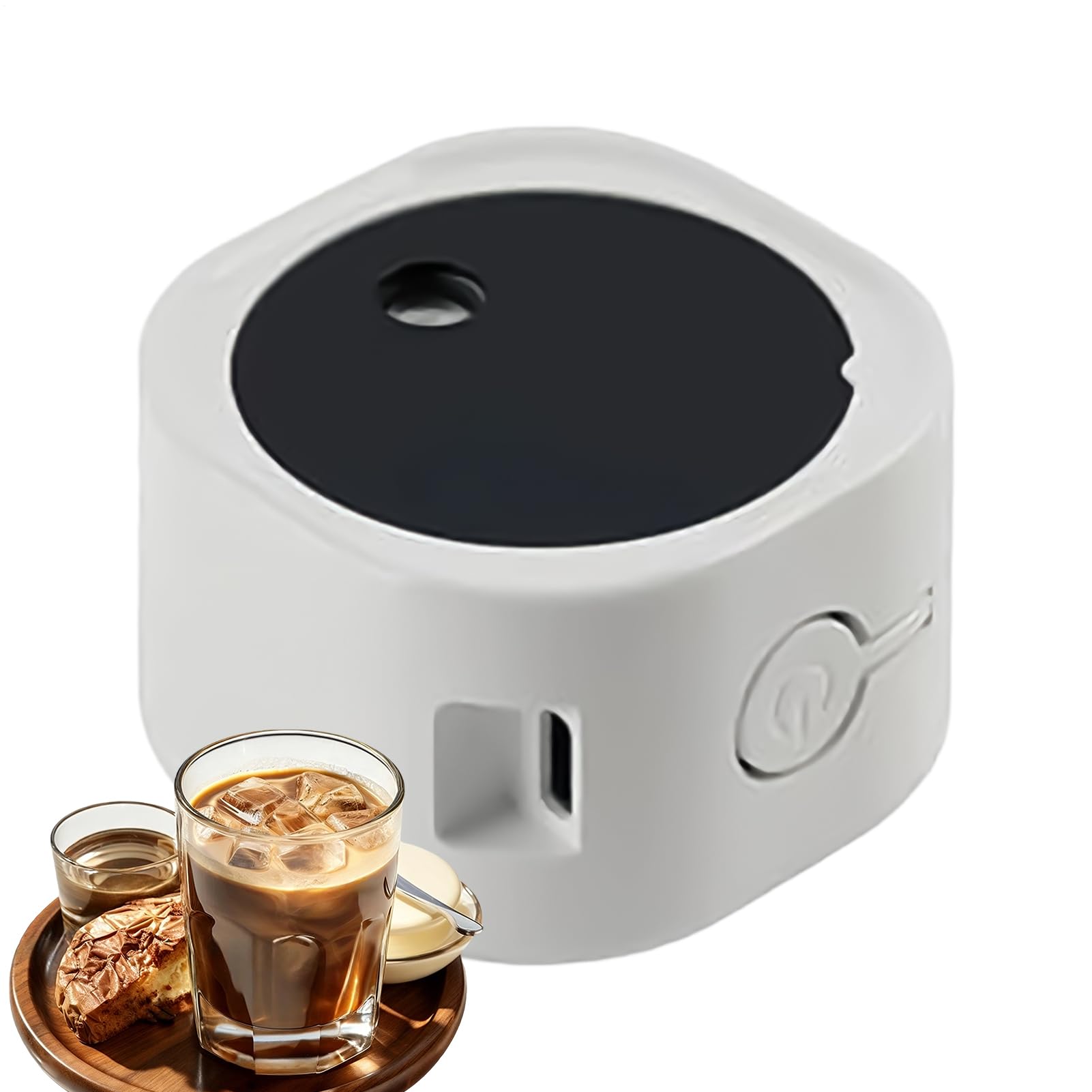 Atomizador de granos de café eléctrico para viajes, picnic y camping con botella de 30 ml