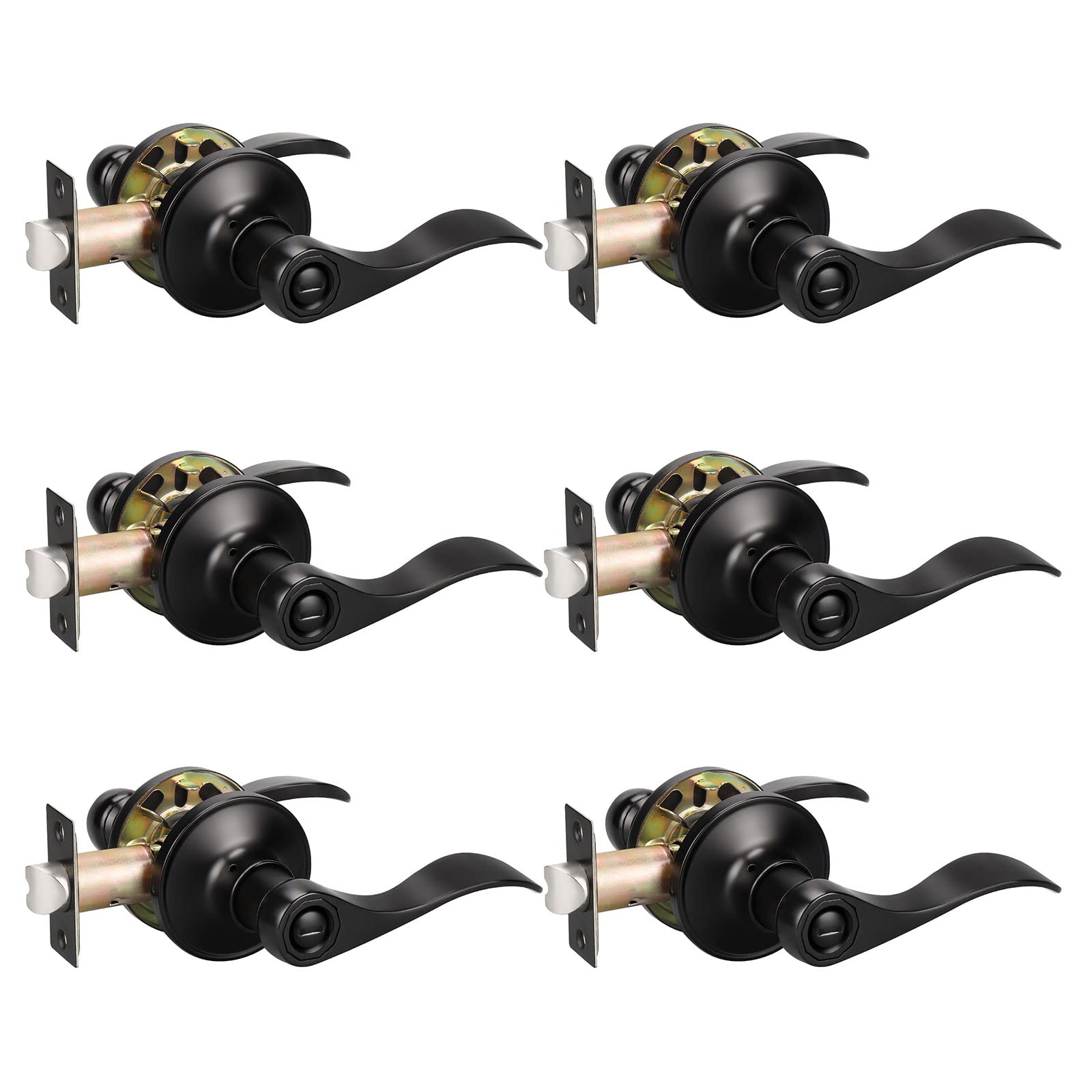 KNOBWELL Rubbed Bronze Door Handles - Modern Style -15 KNOBWELL Rubbed Bronze Door Handles - Modern Style -15