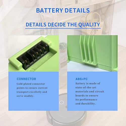 Miniatura 4 de ABL-D1 4624864 Batería para iRobot Roomba i8 i7 i7+ i7 Plus 7150 7156 7158 7550 7558 i7150 i7158 i7556 i7558 e5 5150 e5150 E515 2 e5154 e5158 i3 i3+