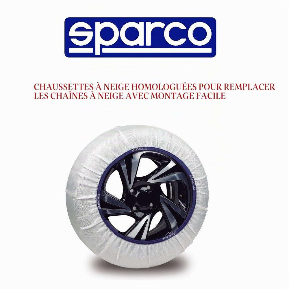 Chaussettes À Neige pour Pneu 255/40 R21 CALZANEVE Taille XL pour Les Roue DE Voiture Neige ET Glace en Tissu INNOVANT ET LÉGER APPROUVÉ