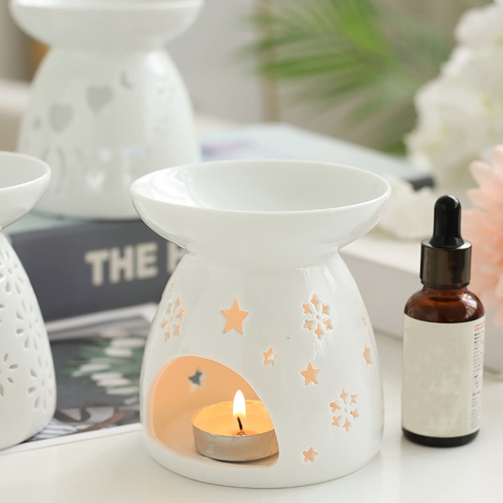 アロマポット キャンドル2個付き IwaiLoft 新型 アロマポット 陶器