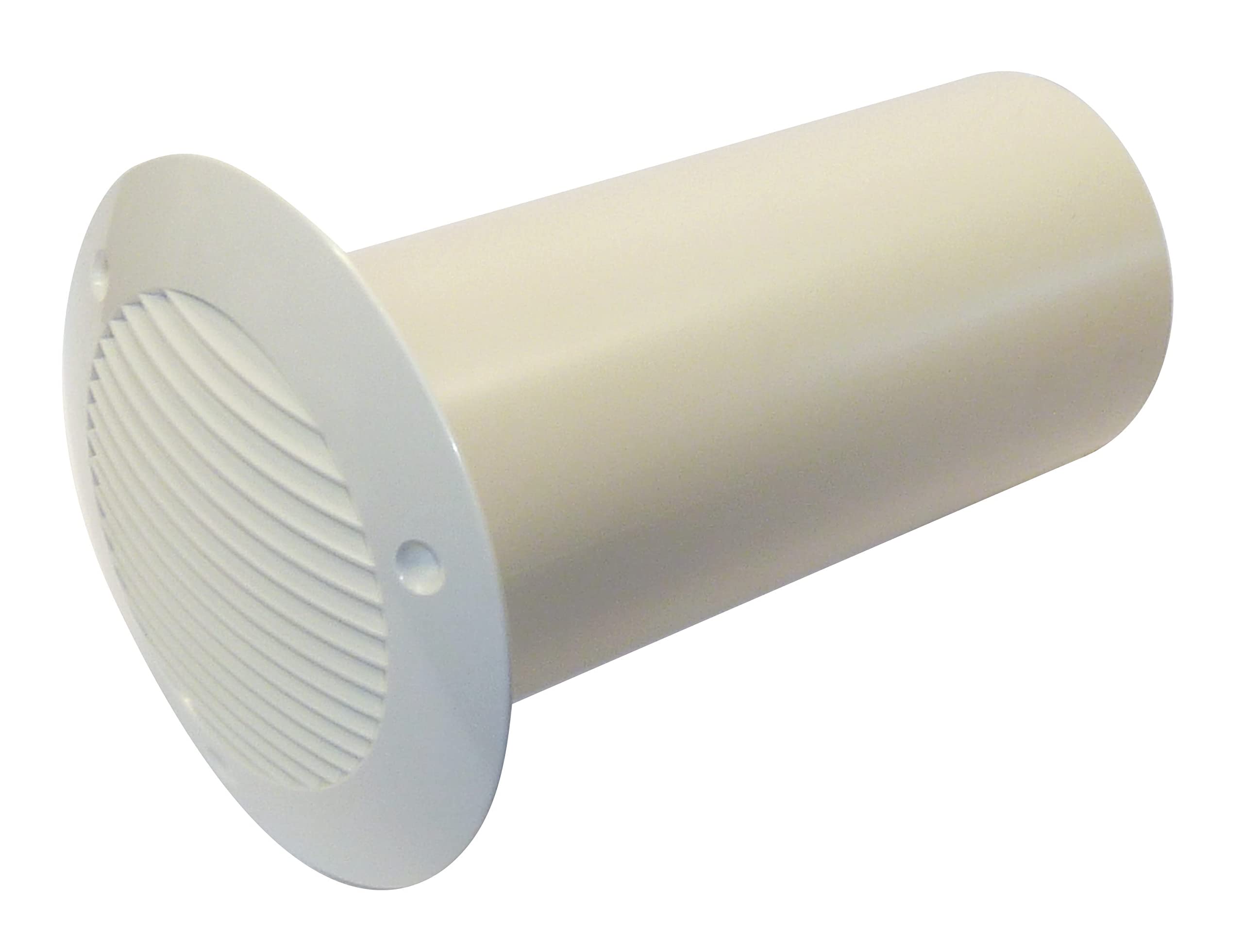 Airflow White Cavity Wall Ducting Kit – 150Mm Diameter X 350Mm Length Rigid Plastic Duct With Grille & Screws – Airtight, Easy To Install