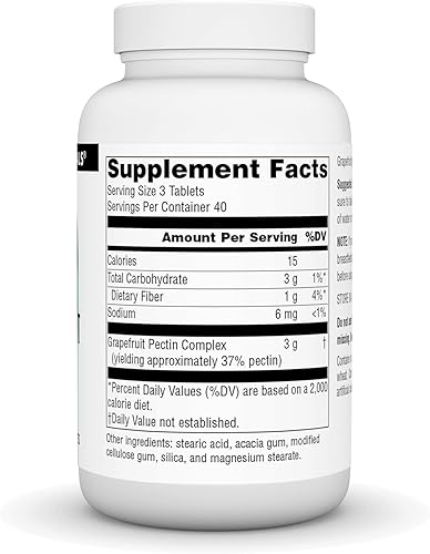 Miniatura 7 de source naturalstoronja pectina, 1000mg, 240tabletas