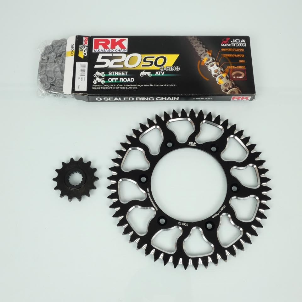 Kit cadena Francia Equipamiento para moto KTM 250 EXC-F 2010 a 2017 14x52 P520