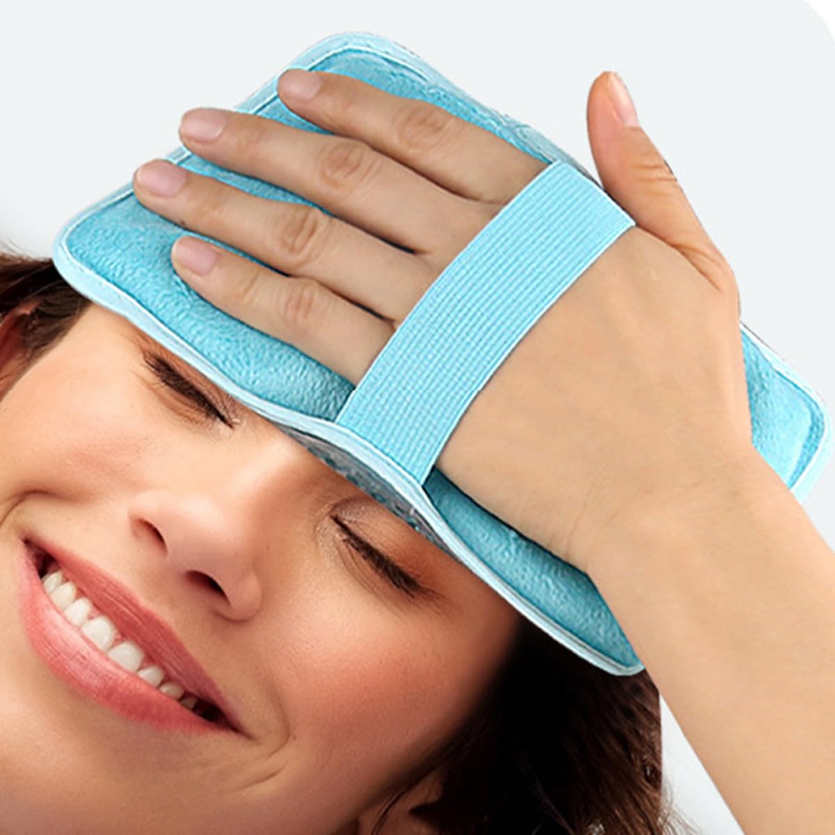 SOLUSTRE 3 Wiederverwendbare Gel Kühlkompressen mit Band Wärmekissen und Kältekompresse für Schulter und Nacken Pvc Material zur Schmerztherapie