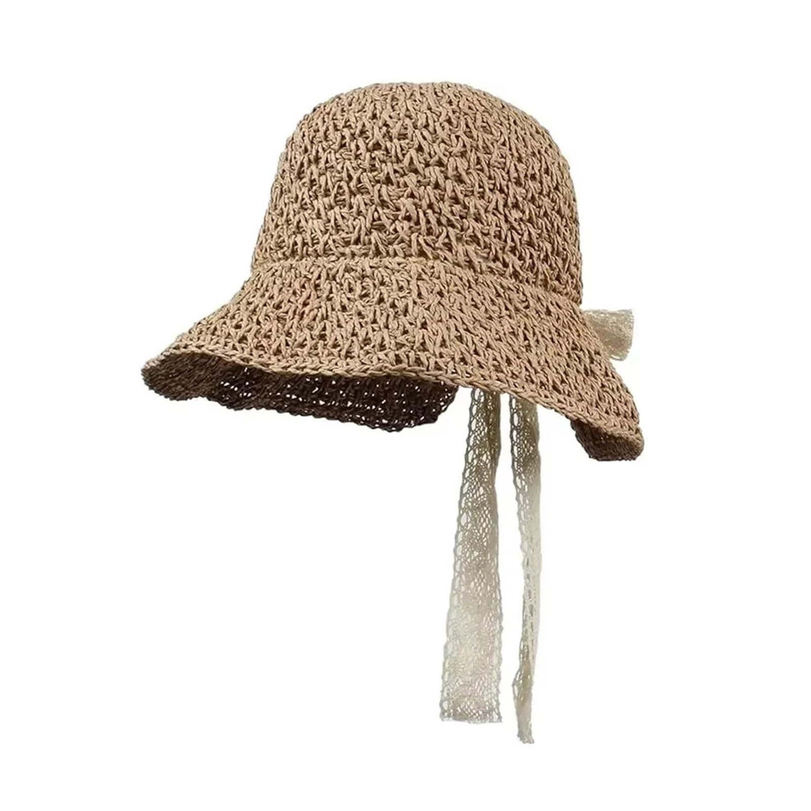 Chapeau Panama pour femme avec trou queue de cheval idéal pour sublimer vos journées à la plage