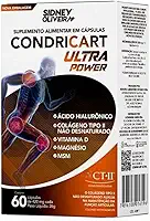 Colágeno Tipo Il + Vitamina D3 + Magnésio + Ácido Hialurônico + Msm Condricart Ultra Power 60 Cápsulas Sidney Oliveira