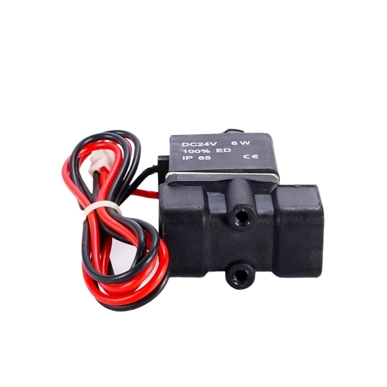 2P025 2-Way Pneumatic Solenoid Valve Engineering Plastic Valve Body Normally Closed AC220V DC12V DC24V(2p025-06 Dc24v)