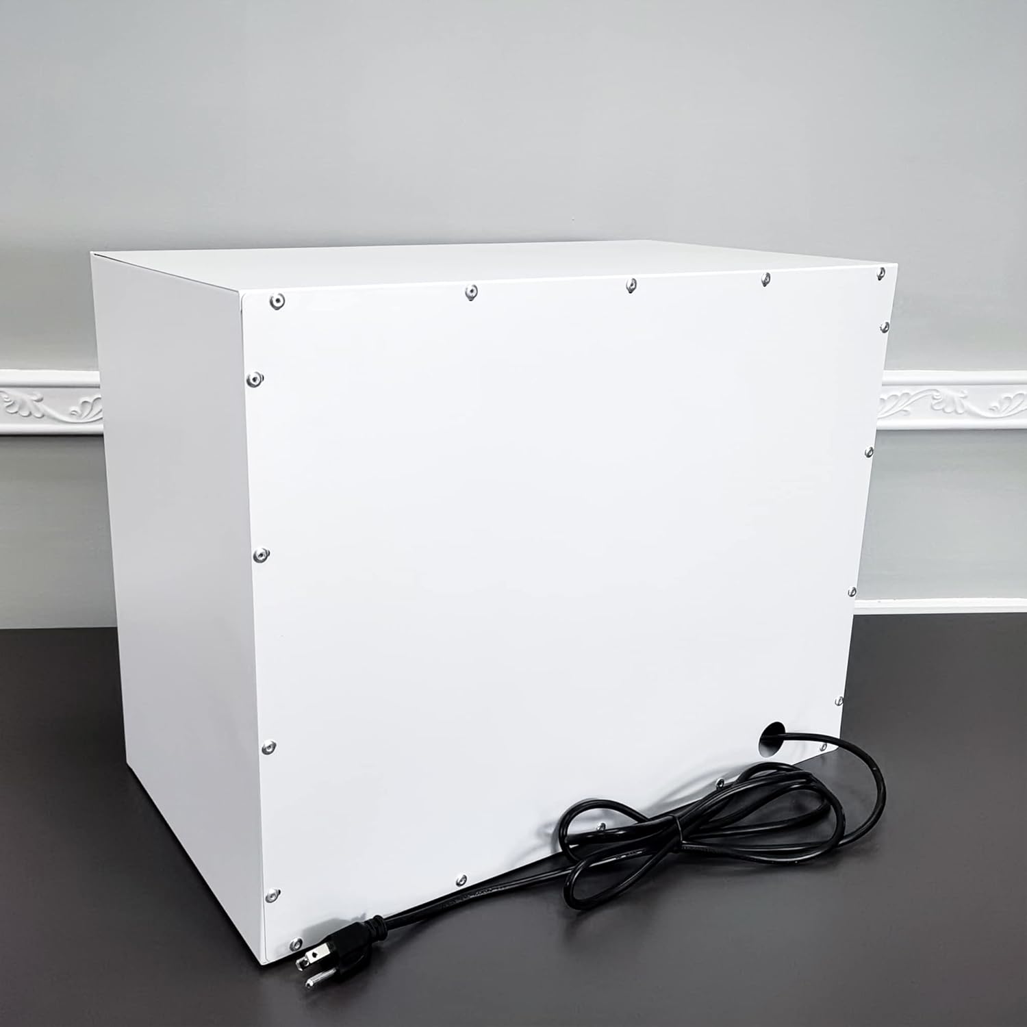 FixtureDisplays® 12-Slot (11 Active) Metal Cellphone Locker Cabinet Power Charge Station Compatible with iPad/iPhone 8.26" Wide Door Max 5 Watts Per Slot Output 15231-USB-NPF