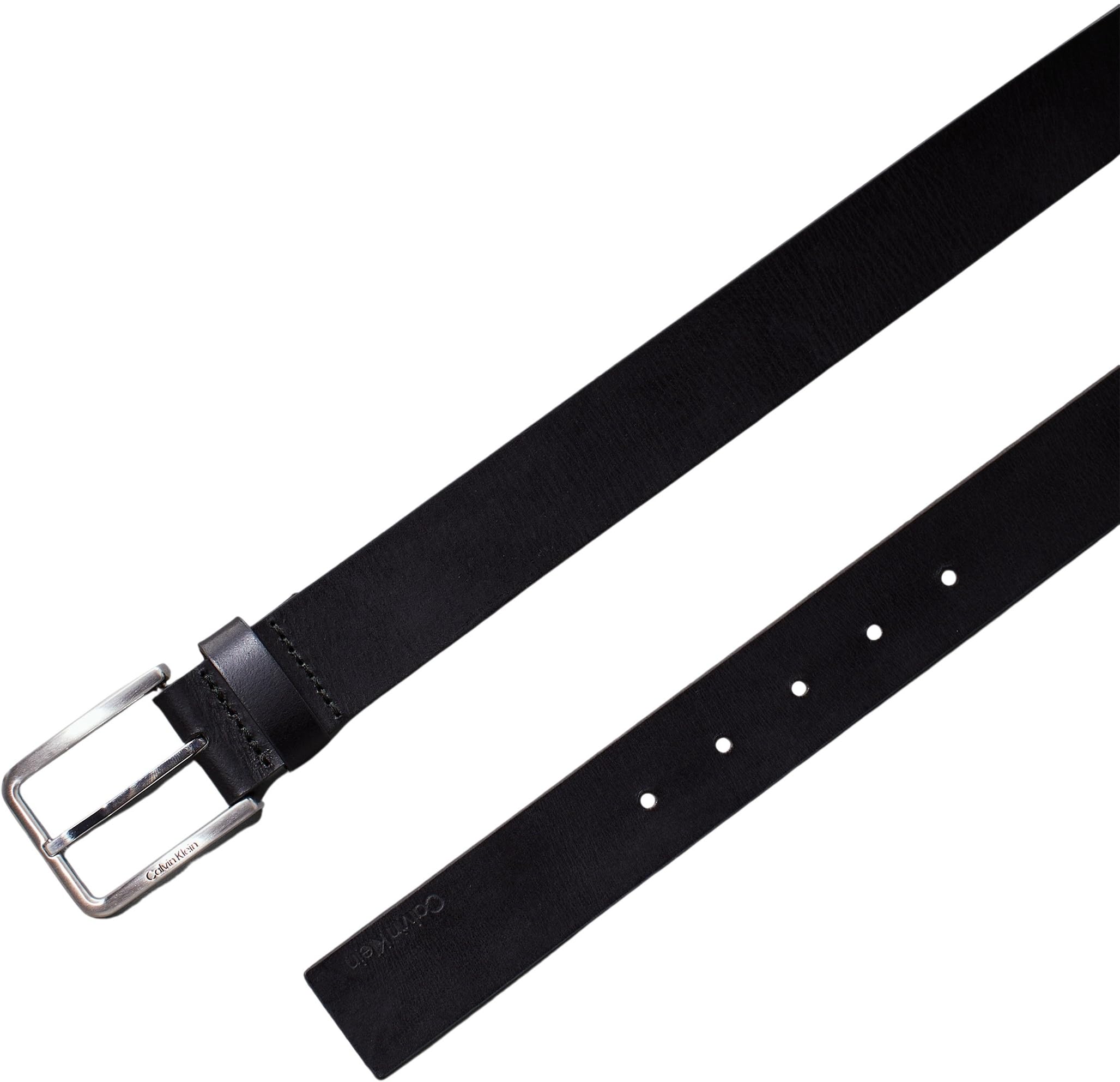 Calvin Klein Cintura Uomo Warmth Oiled Grain 3.5 cm Cintura in Pelle