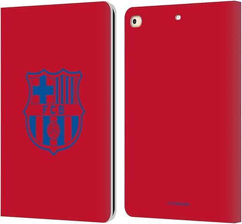 Vista 27 de Head Case Designs Officially Licensed FC Barcelona Barca Crest Patterns Leather Wallet Case Compatible with Apple iPad Pro 12.9 2020/2021/2022