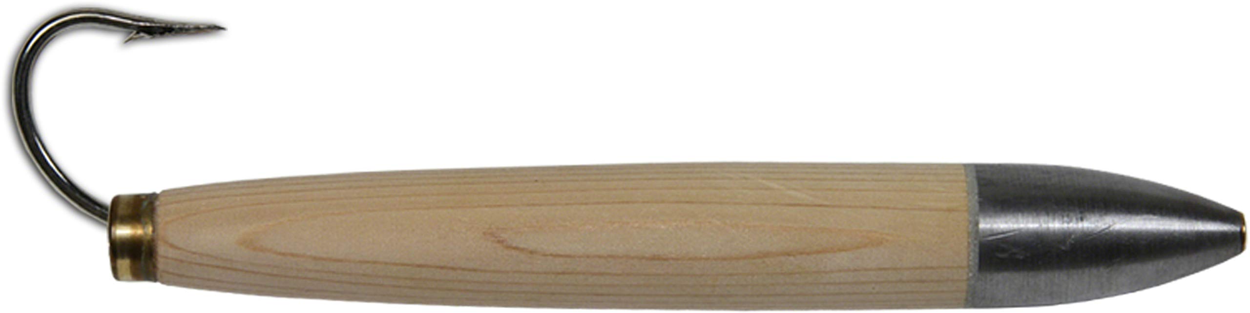 Ahi USA 6" Cedar Plug - Natural 100 LB Fluorocarbon , 4oz