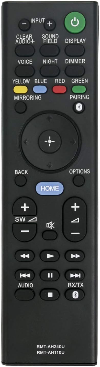 New RMT-AH240U RMT-AH110U Remote Control Compatible with Sony Home Theatre System & Sound Bar 149314211 HT-NT3 HT-NT5 HT-XT2 HT-XT3 SA-NT3 SA-NT5 HT-CT790 HT-CT800 SA-CT790