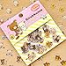 80 pcs/lot Mini Dessin animé Rilakkuma Autocollants Scrapbooking Bricolage Mignon Belle Transparent PVC Ours Autocollant pour agendas école étudiant