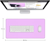 Vista 40 de Dapesuom Alfombrilla grande para mouse, alfombrilla de mouse para juegos extendida con bordes cosidos, alfombrillas de escritorio de tamaño completo