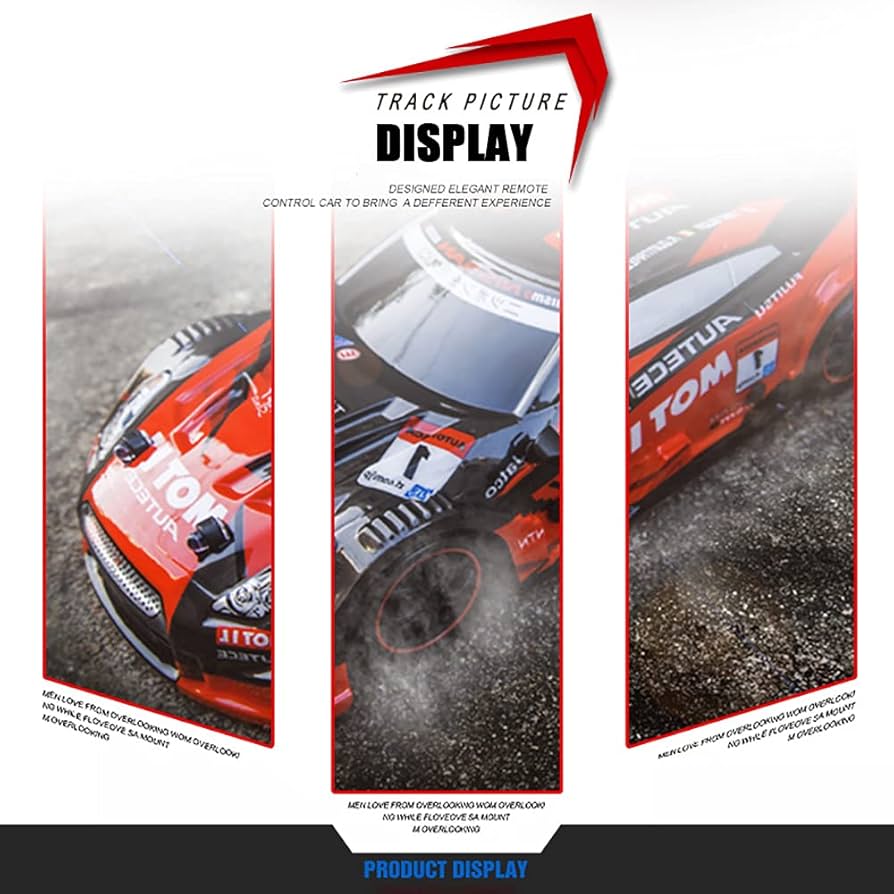 Amazon.co.jp: HJLXMF 1/16 RC ドリフトカー GTR 11IN 4WD スーパー