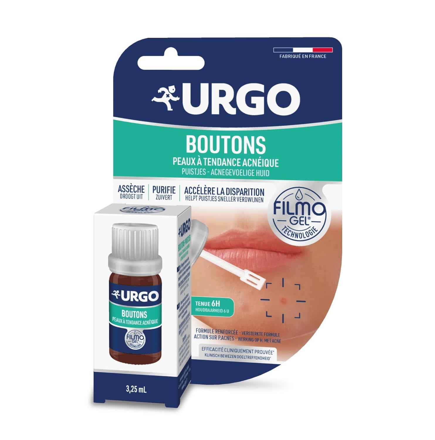 Urgo Filmogel Localized Buttons Purifies, accelerates the disappearance of