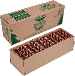 Crayola Colors of The World Bulk Crayon Classpack (480ct), 24 Skin Tone Crayon Colors, Classroom Supplies for Teachers, Ages 3+