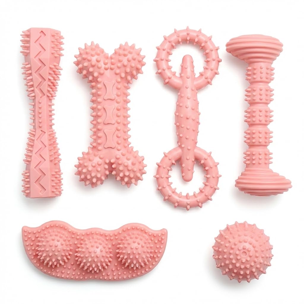 Miventra 6-Pack Puppy Chew Toys