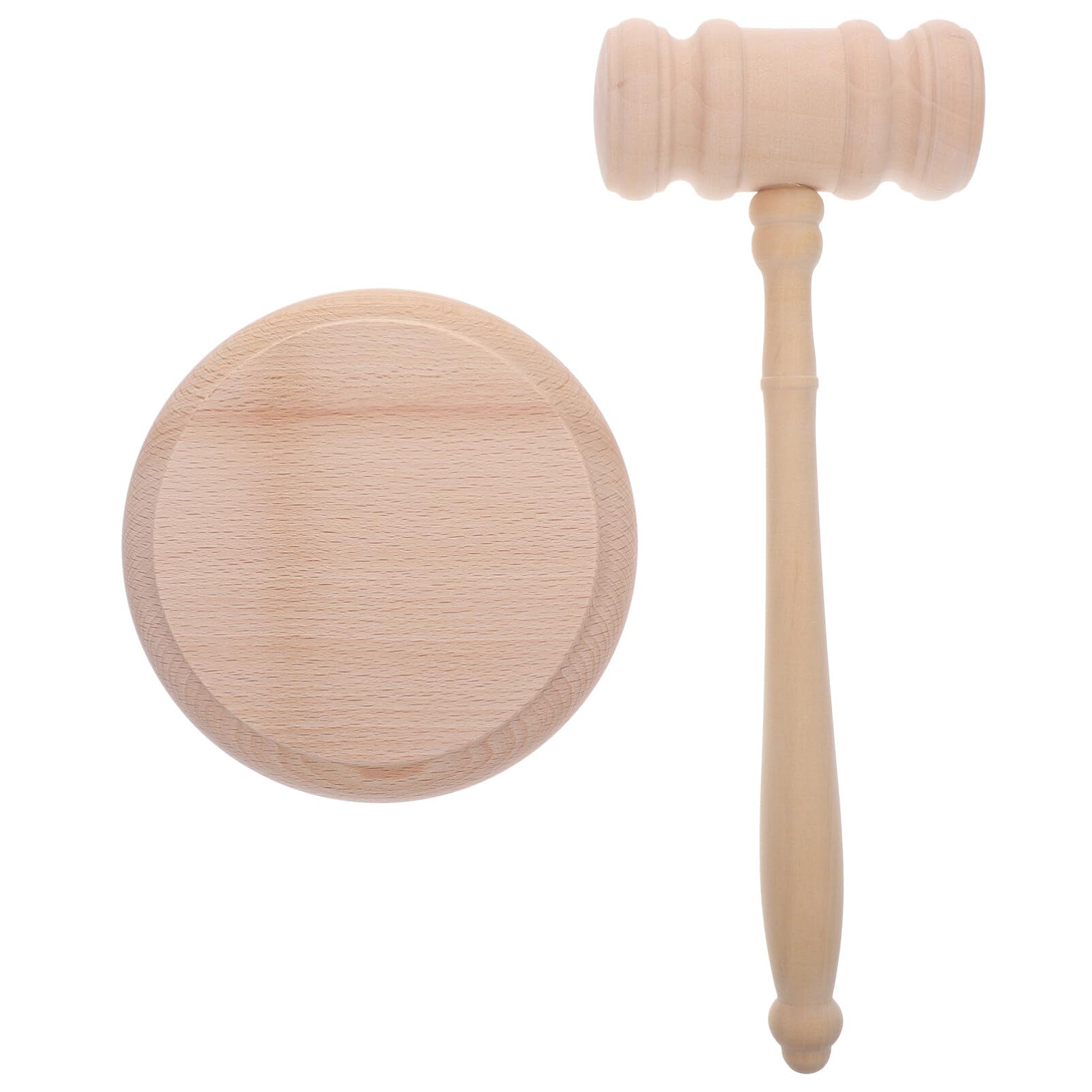 Juego de martillo y bloque, martillo de subasta, juego de martillo y bloque, martillo de juez de madera, martillo, bloque de sonido for juez, abogado, subasta, tribunal, regalos for estudiantes, marti