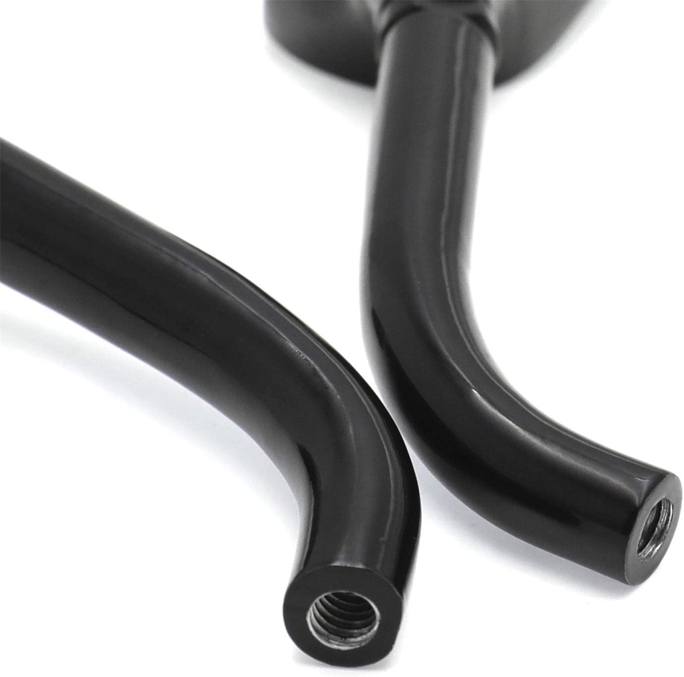 SMT-Universal Custom Small Golf Club Mirrors Compatible With Harley Yamaha Black [B00RNIS356]