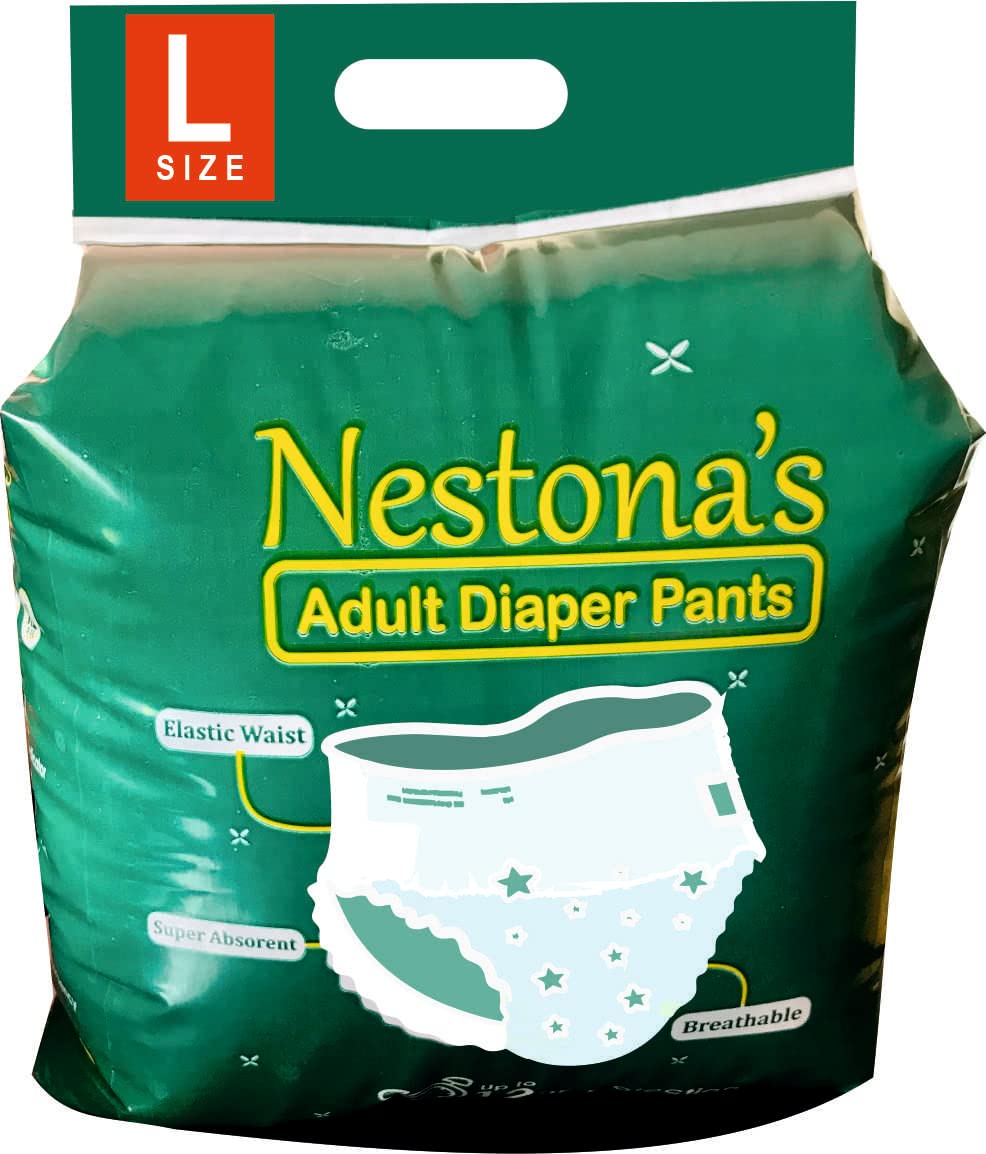 Adult Diapers Pants | Comfortable and Stretchable | Odor Lock | Anti Bacterial | Stretchable Pants | UniSex | Leak Proof Diapers | Ultra Soft Underpants (M)-image-22