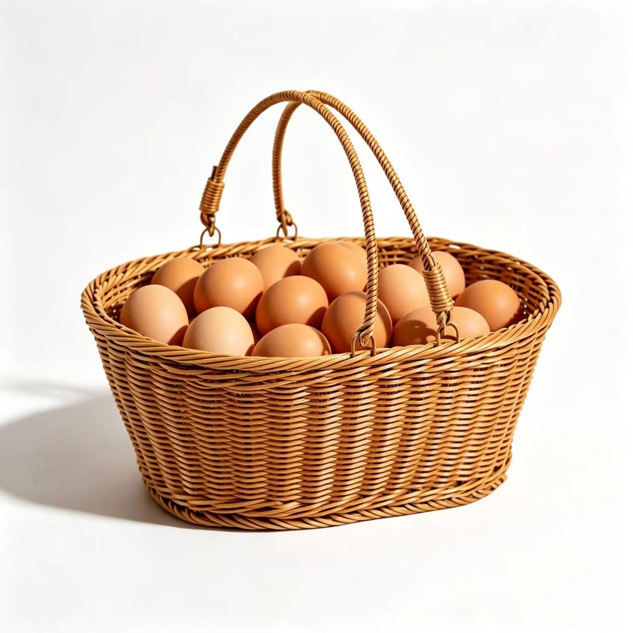 Egg Holder Countertop,egg holder for fridge,egg basket for gathering fresh eggs,egg storage collecting basket (Medium)