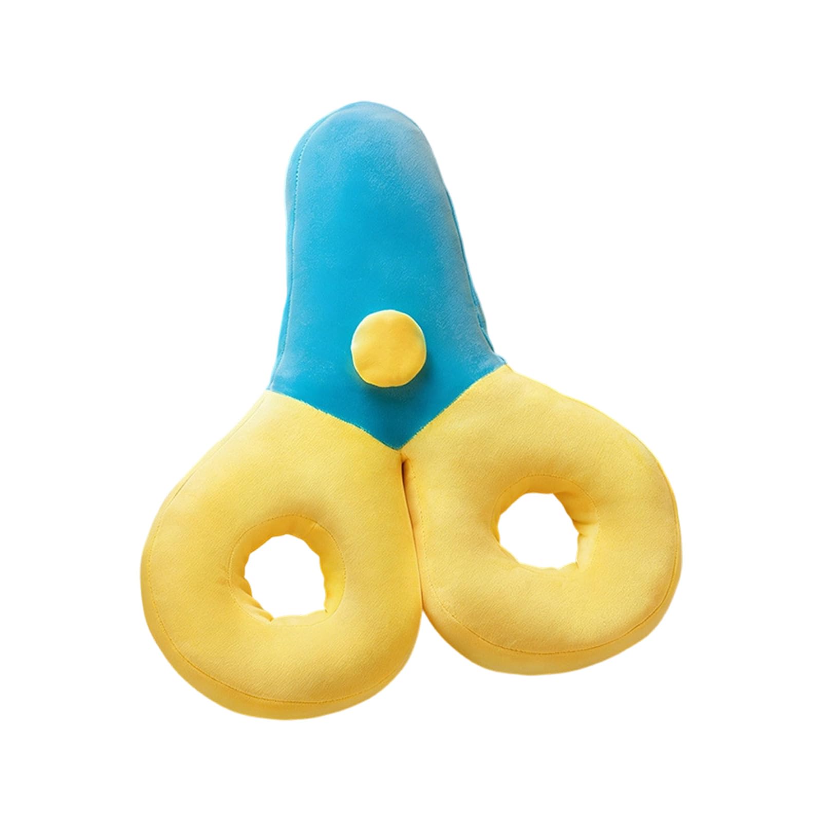 Hredwep Creative Scissors Plush Pillow Toy Soft PP Cotton Filling Cartoon Design For Room Decoration And Travel Companion