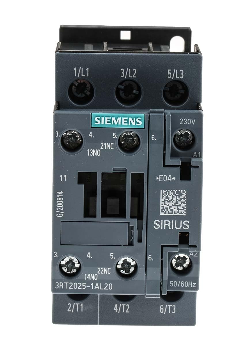 Siemens Schütz AC-3 7,5 KW 400 V KONTAKT offen + Kontakt geschlossen 230 V S0 Schraube, 3RT2025-1AL20
