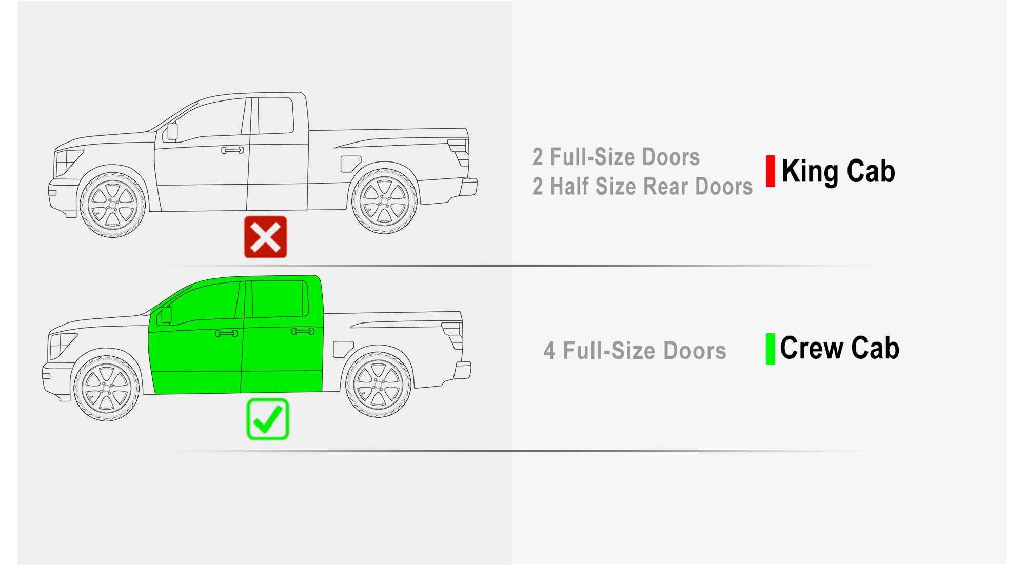 APS 6.5in Stainless Steel Running Boards - Side Steps For Nissan Titan 2004-2025 & Titan XD 2016-2025
