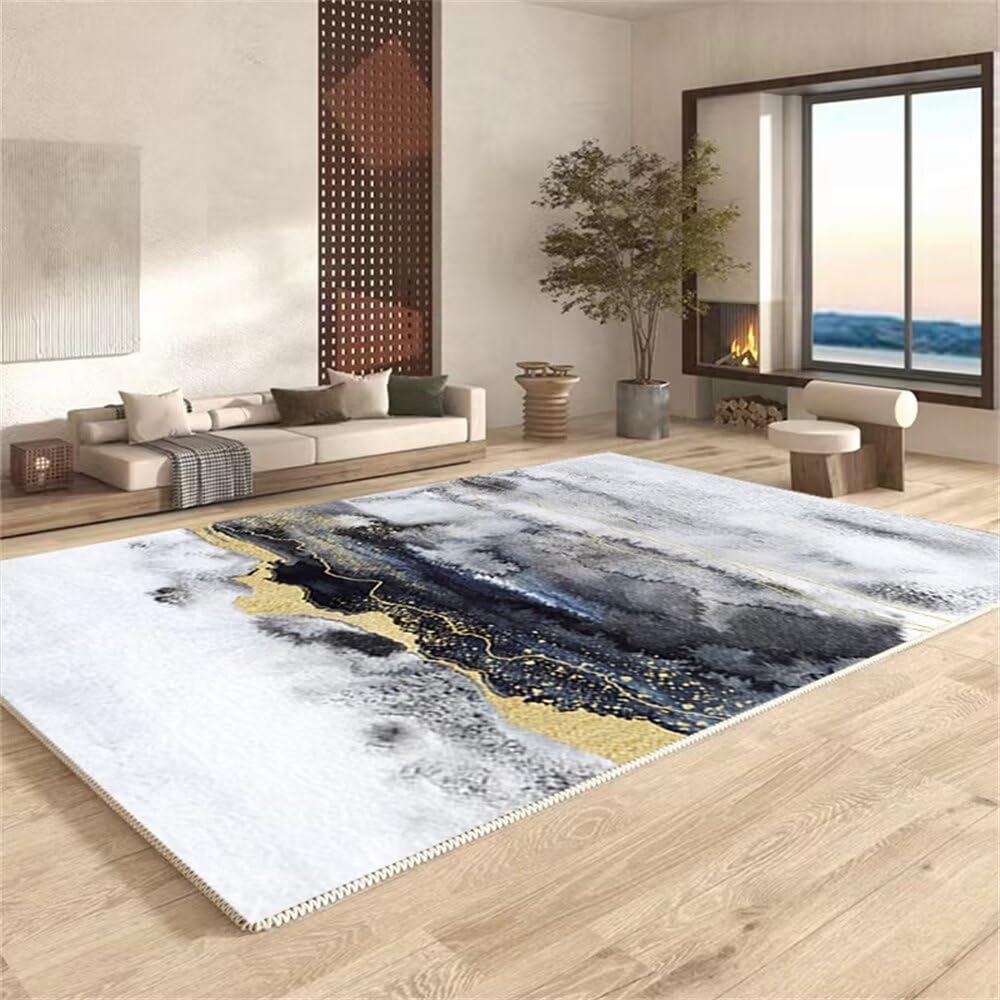 Tapis chambre adulte gris résistant à l'usure et doux au toucher