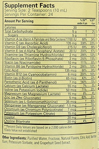 Image of CHILDLIFE ESSENTIALS, Kids Liquid Multivitamin and Mineral Supplement - Liquid Vitamins for Kids, All-Natural, Gluten-Free, Non-GMO - Natural Orange & Mango Flavor, 8 Ounce Bottle (Pack of 2)