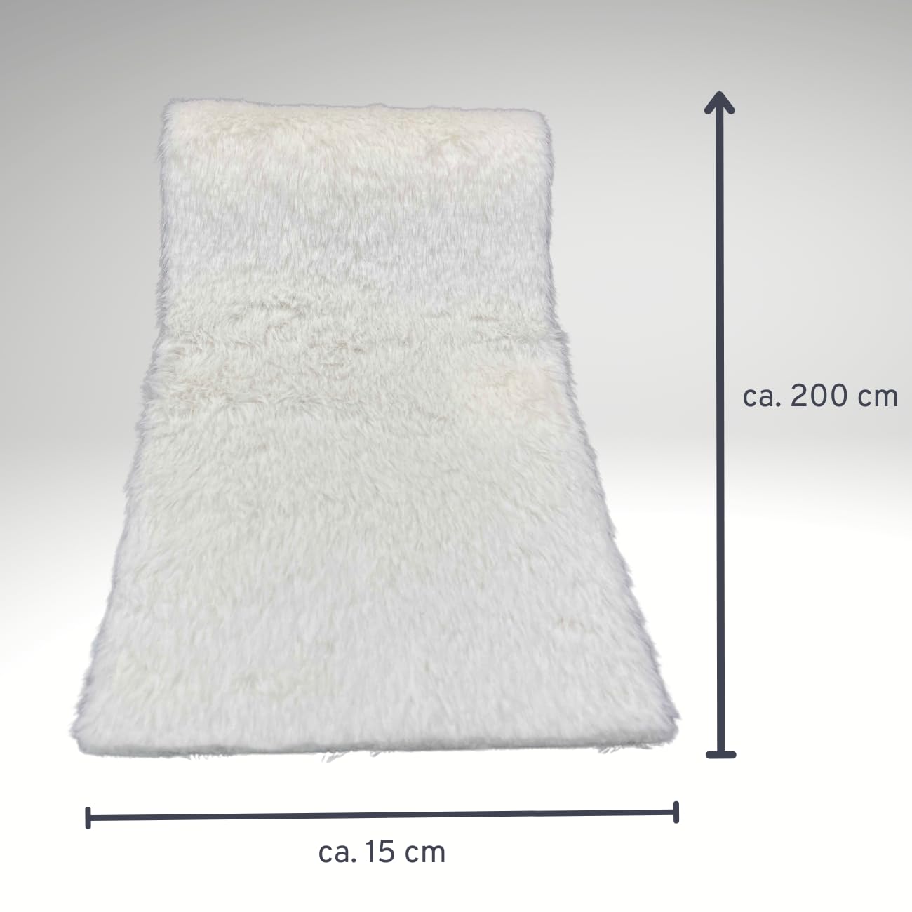 Fellband Dekoband Kunstfell Tischband 15 X 200 Cm