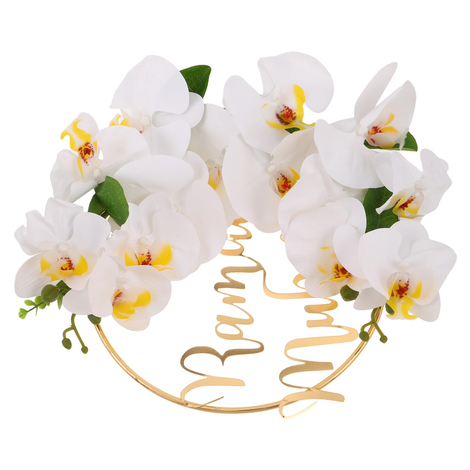 Couronne de l'Aïd fleurie déco pour porte d'entrée et salon chaleureux